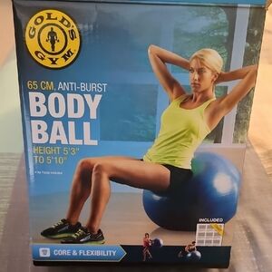 Gold's Gym Blue Anti-Burst Body Ball